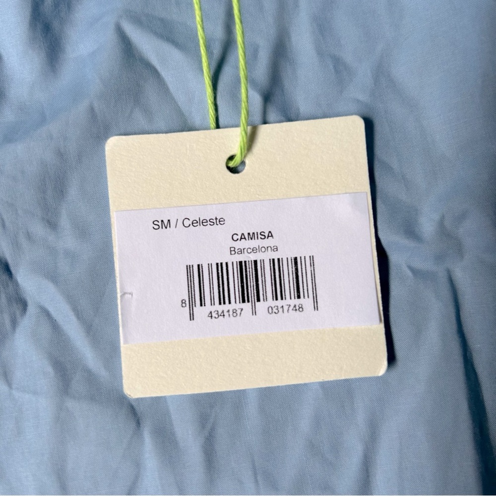 Dr. Bloom Blue Ruffle Blouse - Picture 3 of 12